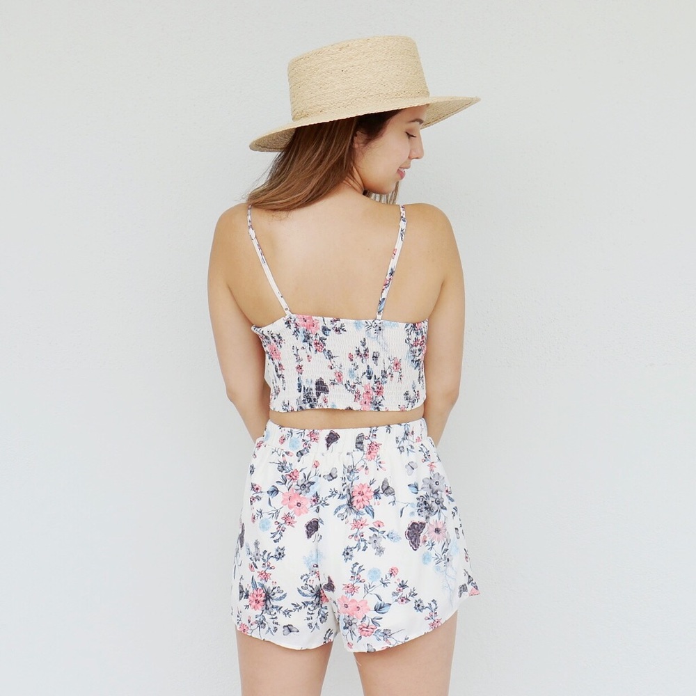 floral crop top - Picture 4 of 5